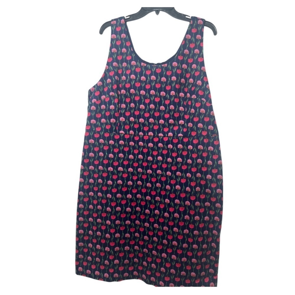 J. Crew Pink and Black Mini Dress